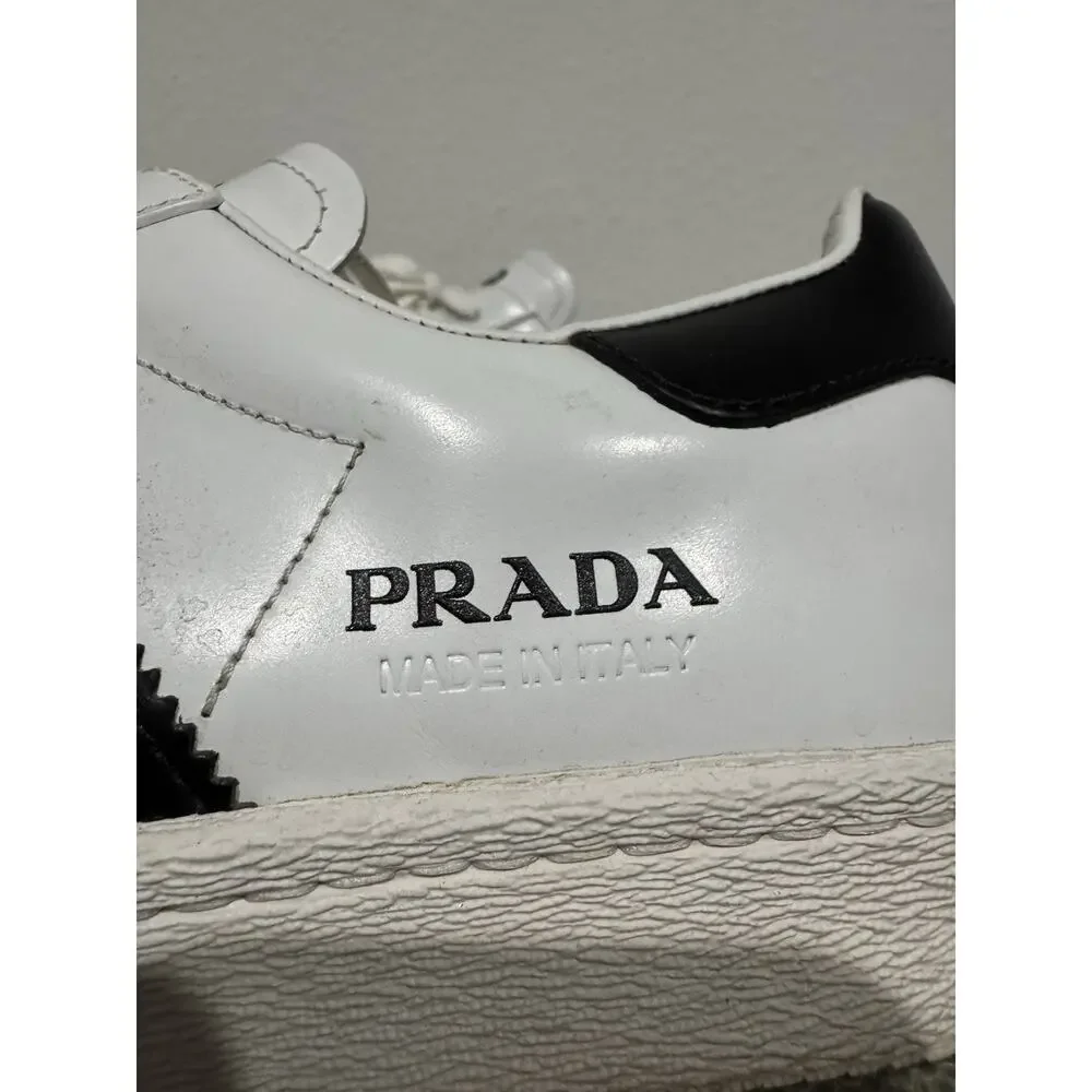 Adidas Superstar x PRADA White Black Men’s Size 9.5 Sneakers
